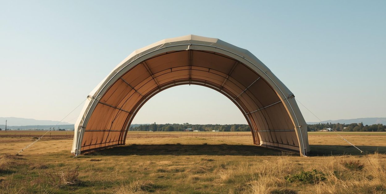 Namiotowe hangary samolotowe – kiedy lekka konstrukcja wygrywa