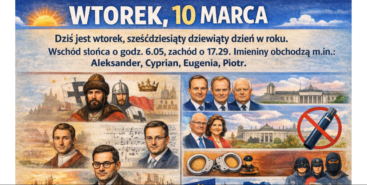 Dziś w kraju i na świecie (wtorek, 10 marca)
