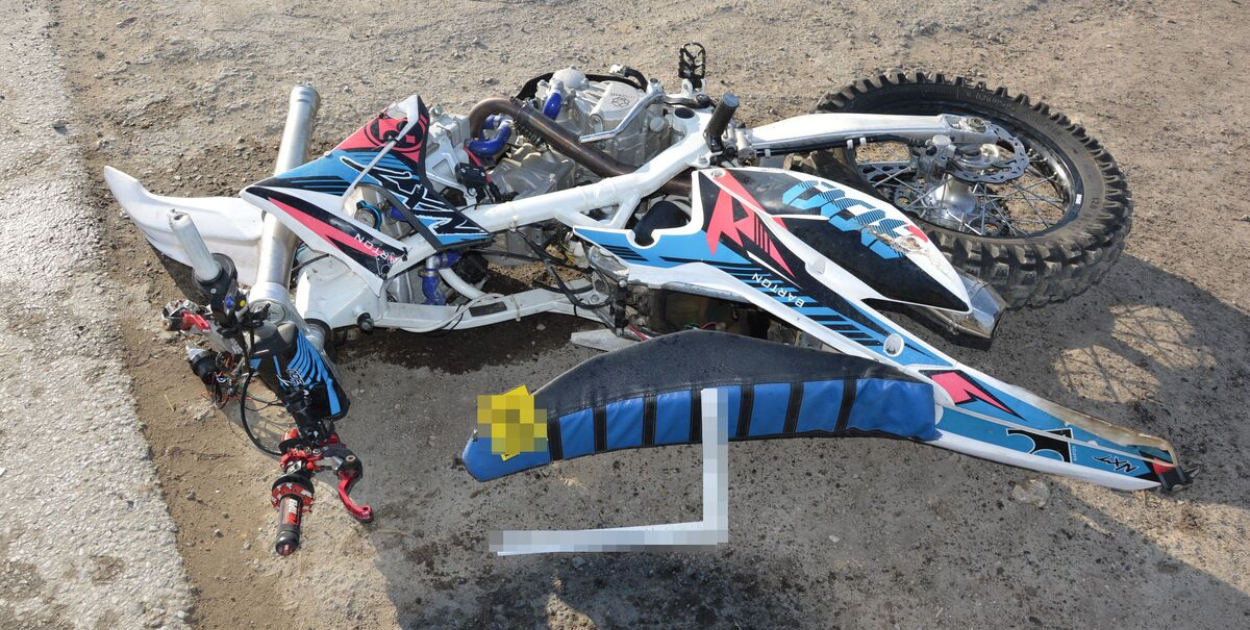 Motocyklista z zakazem, kierowca auta po alkoholu. Groźny wypadek w Janowie Lub.