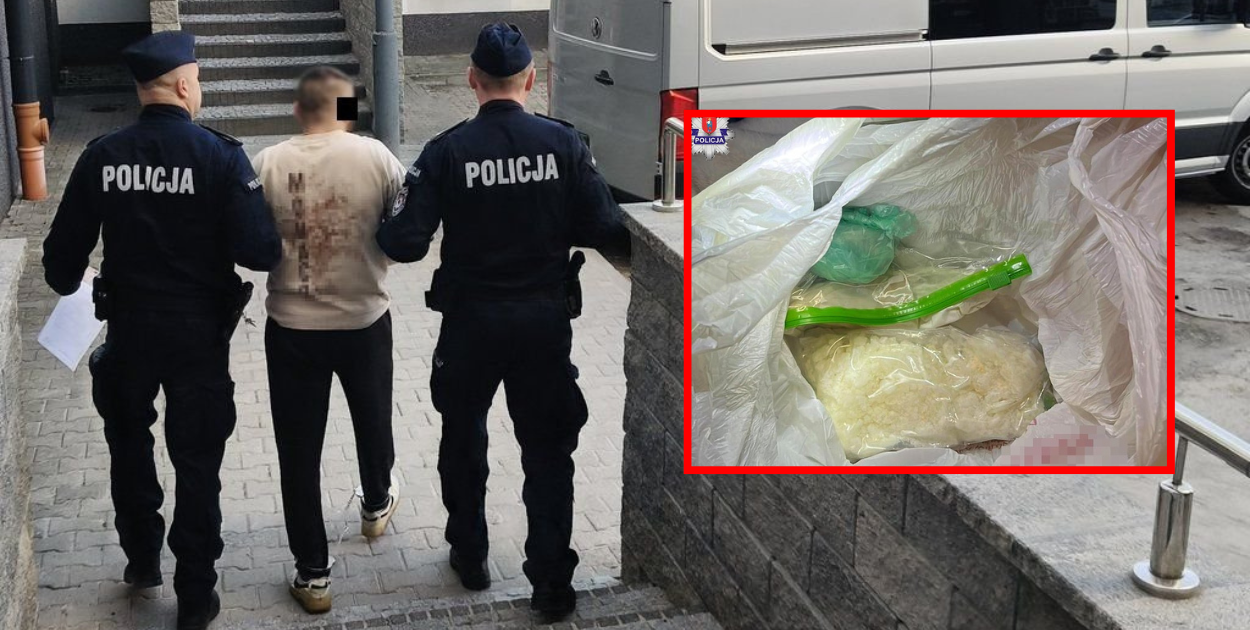 Policyjna akcja w Zamościu. 4300 porcji narkotyków zabezpieczonych