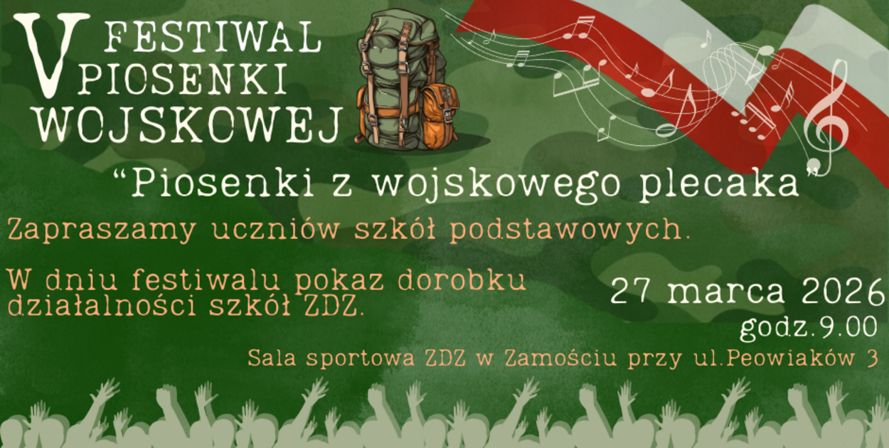 Żołnierska nuta w sercu Zamościa. Nadchodzi Festiwal Piosenki Wojskowej!