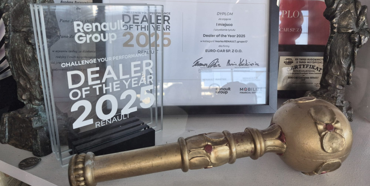 Salon Euro-Car w Zamościu dealerem roku 2025
