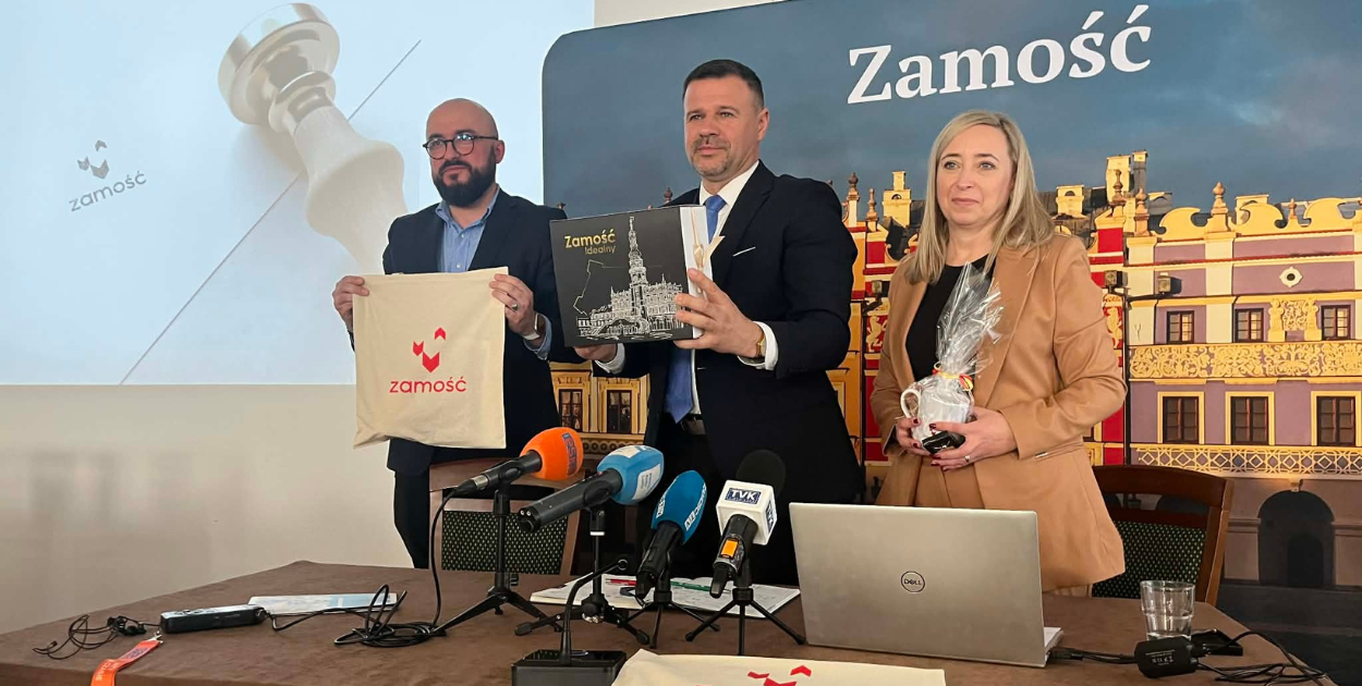 Zamość ma nowe logo i hasło promocyjne. „Zamość. Idealny.”