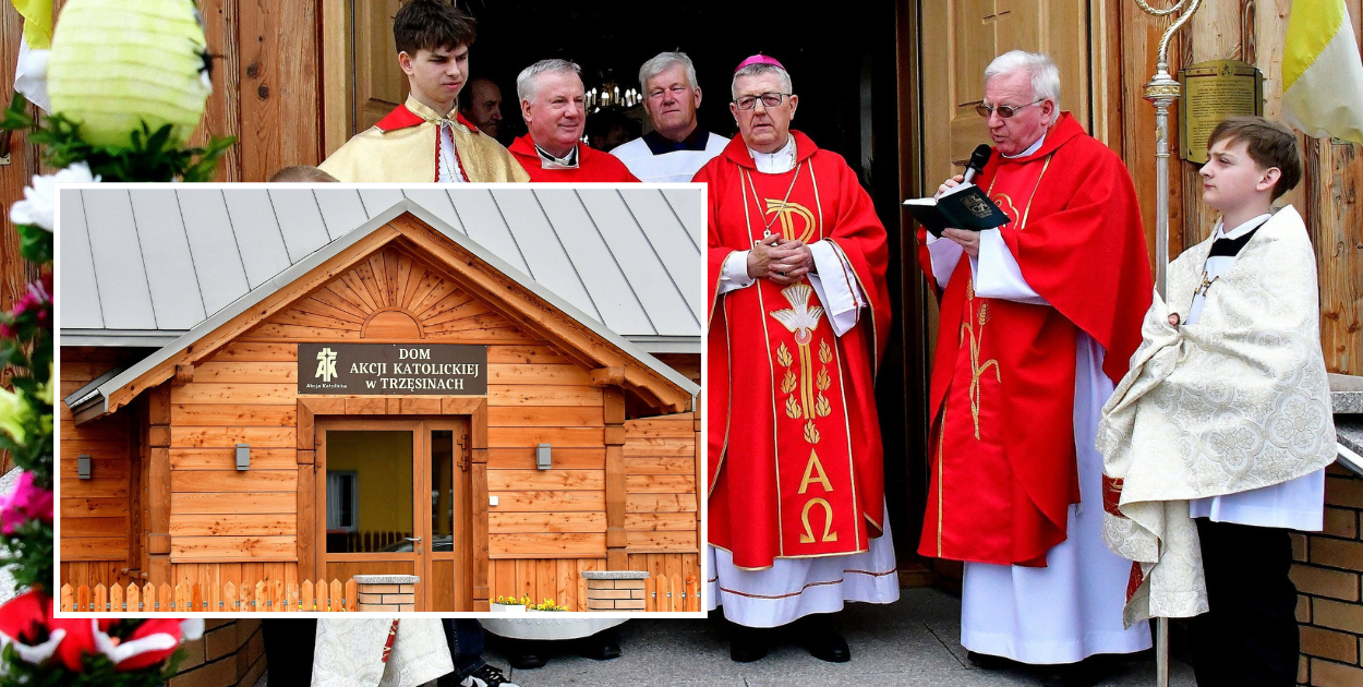 Trzęsiny: otwarto Dom KSM i Dom Akcji Katolickiej