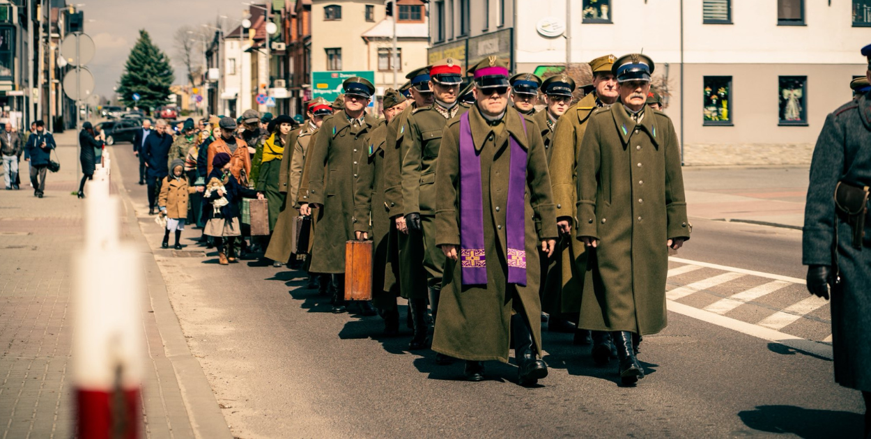 Marsz Pamięci i obchody Katynia w Tomaszowie Lubelskim