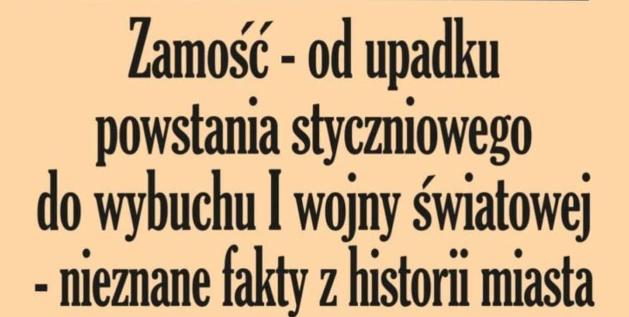 Czwartki u Stanisława. Zamość między imperium a codziennością