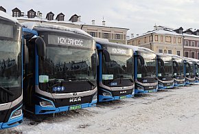 Uroczyste przekazanie MZK Zamość 14 autobusów elek
