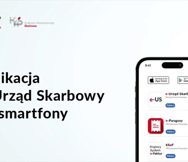 Aplikacja mobilna e-Urząd Skarbowy dostępna na smartfonach